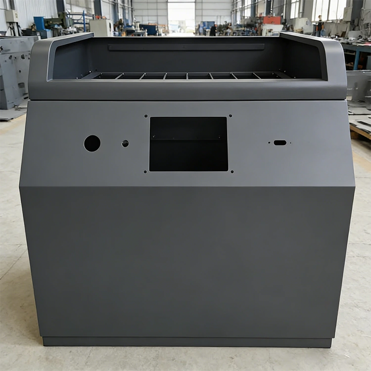 Plaatwerk behuizing van bedieningspaneel